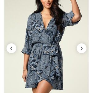 Berenice wrap mini dress